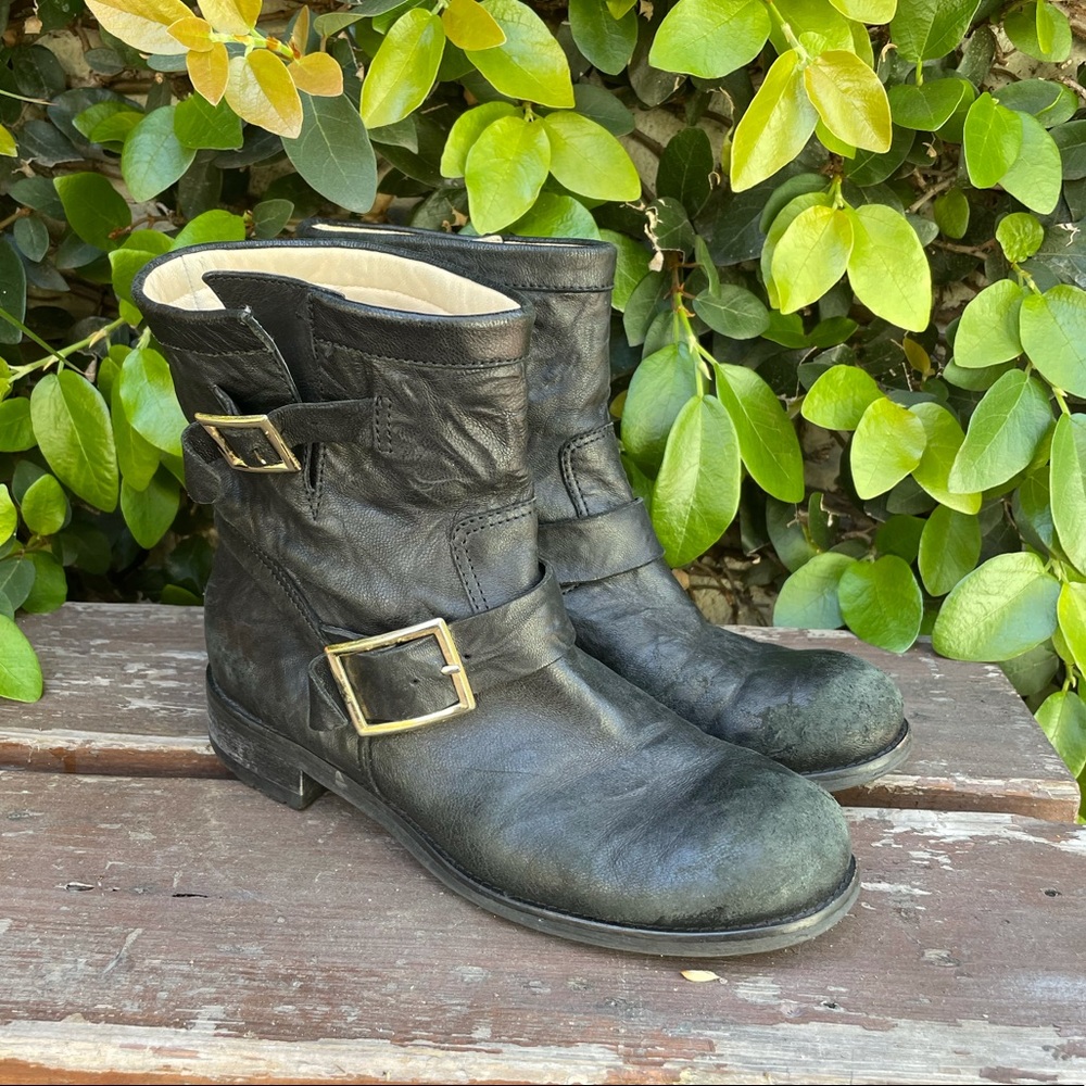 Jimmy Choo ‘Youth’ biker boot 🖤